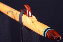 Yellow Cedar Burl Native American Flute, Minor, High E-5, #H35L